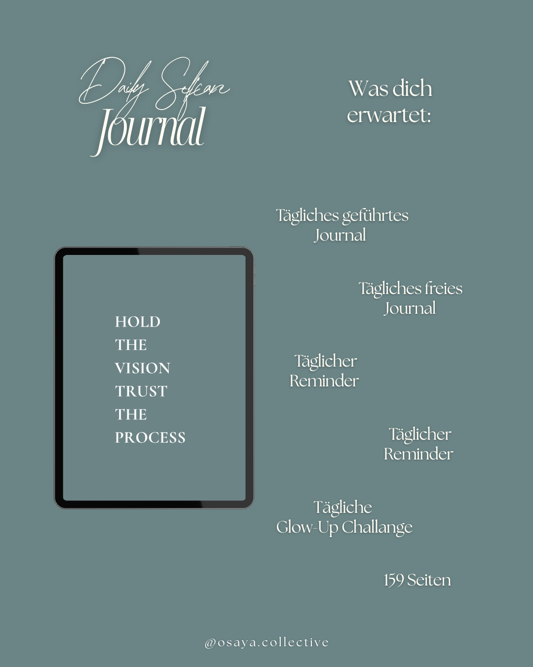 30 tage Glow Up Challange E-Book Blue