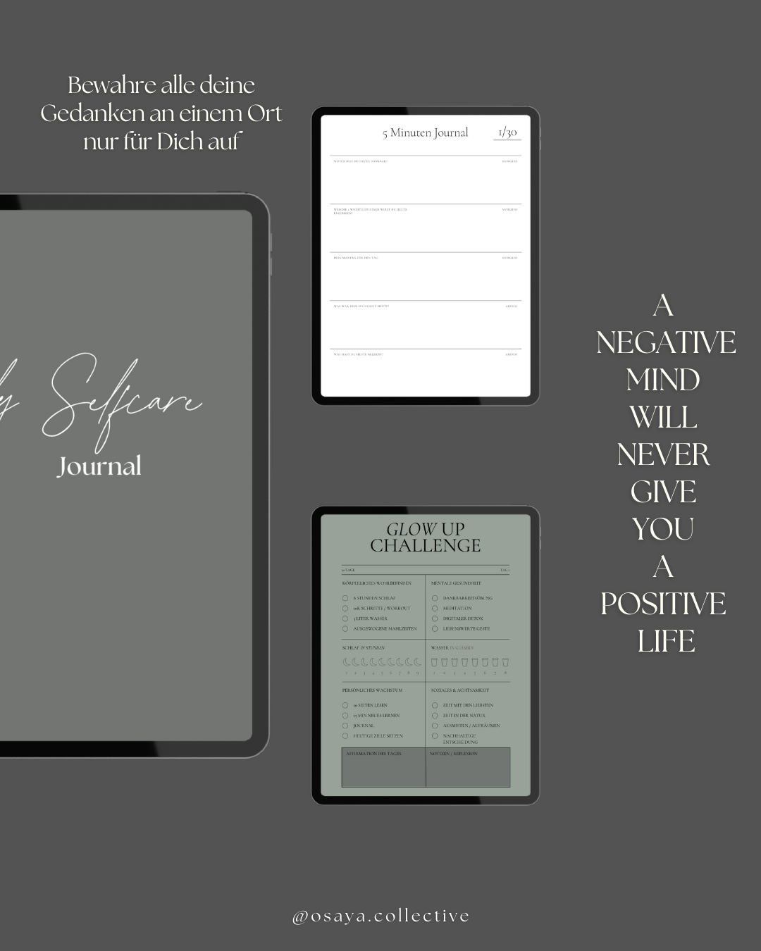 30 tage Glow Up Challange E-Book Green
