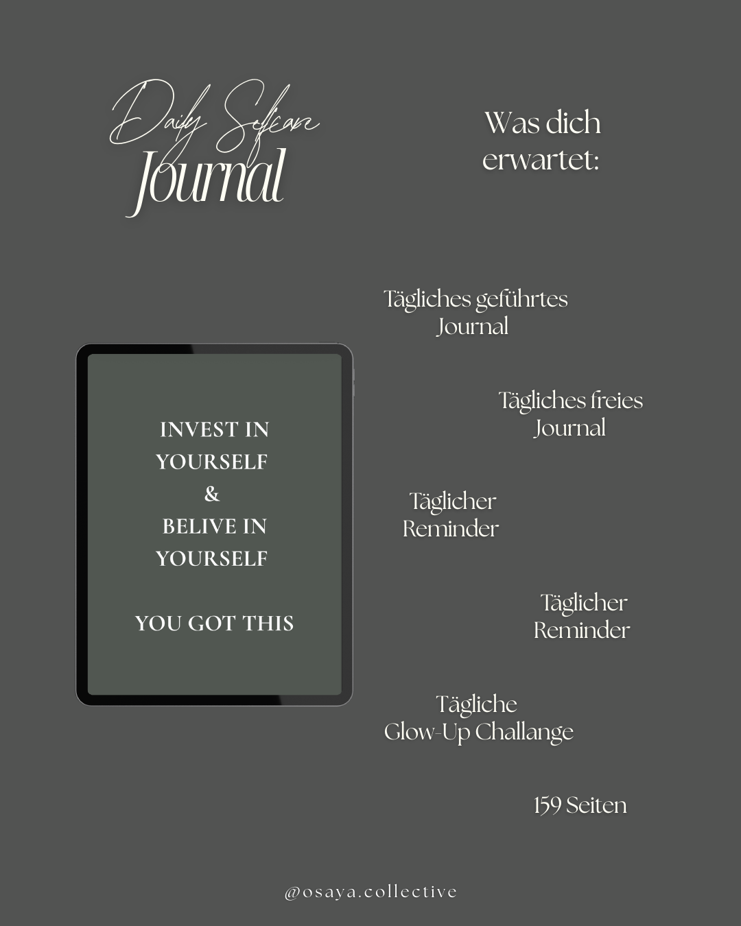 30 tage Glow Up Challange E-Book Green